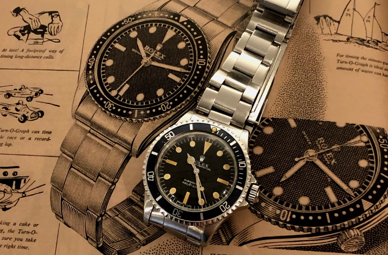 ROLEX SUBMARINER デイト 16610 不具合あり 王冠透かし